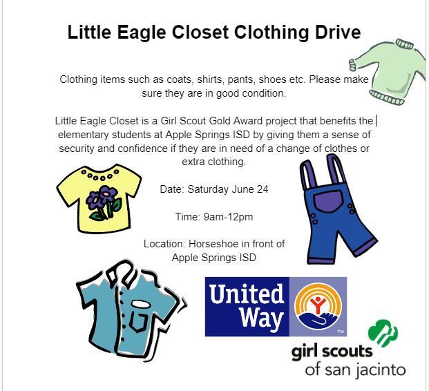 clothing drive info